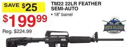 Dunham's Sports ROCK ISLAND TM22 22LR FEATHER SEMI-AUTO offer