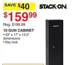 Dunham's Sports STACK -ON 10 GUN CABINET offer