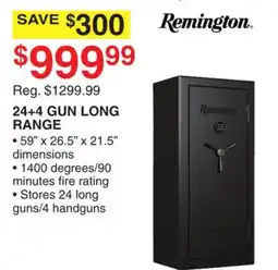 Dunham's Sports REMINGTON 24 + 4 GUN LONG RANGE offer