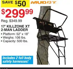 Dunham's Sports MUDDY 17' KILLZONE XT 2-MAN LADDER offer