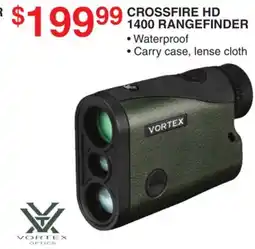 Dunham's Sports VORTEX CROSSFIRE HD 1400 RANGEFINDER offer