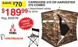 Dunham's Sports CARNIVORE 270 OR HARVESTER 270 COMBO offer