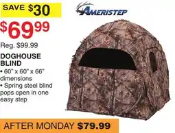 Dunham's Sports AMERISTEP DOGHOUSE BLIND offer
