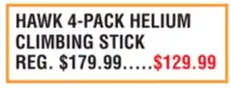 Dunham's Sports HAWK 4-PACK HELIUM CLIMBING STICK offer