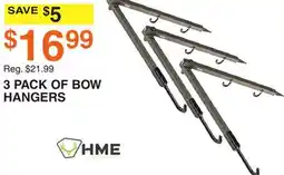 Dunham's Sports HME 3 PACK OF BOW HANGERS offer