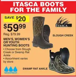 Dunham's Sports SWAMP RAT ANKLE OR YOUTH BOOTS offer
