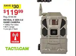 Dunham's Sports TACTACAM REVEAL X GEN 3.0 GAME CAMERA offer