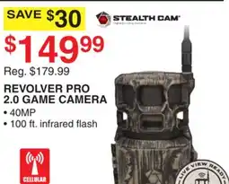 Dunham's Sports STEALTH CAM REVOLVER PRO 2.0 GAME CAMERA offer