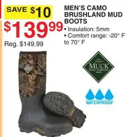 Dunham's Sports THE ORIGINAL MUCK MEN'S CAMO BRUSHLAND MUD BOOTS offer