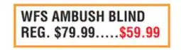 Dunham's Sports PRIMAL WFS AMBUSH BLIND offer
