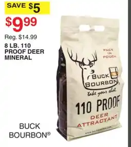 Dunham's Sports BUCK BOURBON 8 LB. 110 PROOF DEER MINERAL offer