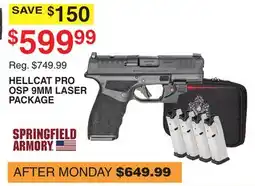 Dunham's Sports HELLCAT PRO OSP 9MM LASER PACKAGE offer