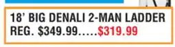 Dunham's Sports HAWK 18' BIG DENALI 2-MAN LADDER offer