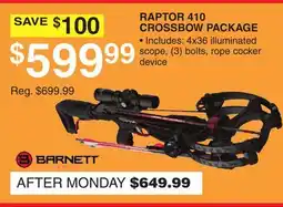 Dunham's Sports RAPTOR 410 CROSSBOW PACKAGE offer