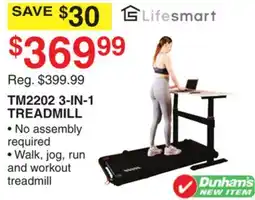 Dunham's Sports TM2202 3-IN-1 TREADMILL offer