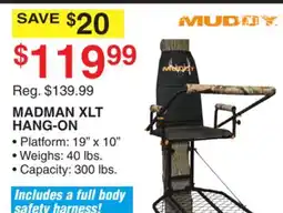 Dunham's Sports MUDDY MADMAN XLT HANG-ON offer
