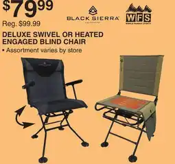 Dunham's Sports DELUXE SWIVEL OR HEATED ENGAGED BLIND CHAIR offer
