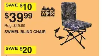 Dunham's Sports SWIVEL BLIND CHAIR offer