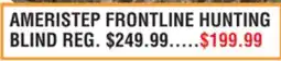 Dunham's Sports AMERISTEP FRONTLINE HUNTING BLIND offer