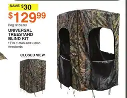 Dunham's Sports UNIVERSAL TREESTAND BLIND KIT offer
