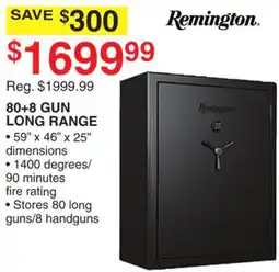 Dunham's Sports REMINGTON 80 + 8 GUN RANGE offer