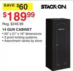 Dunham's Sports 14 GUN CABINET offer