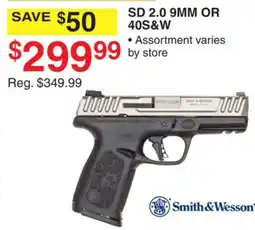 Dunham's Sports SMITH & WESSON SD 2.0 9MM OR 40S & W offer