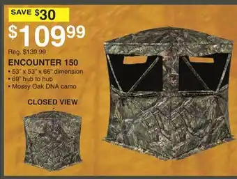 Dunham's Sports ENCOUNTER 150 offer