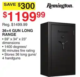 Dunham's Sports REMINGTON 36 + 4 GUN offer