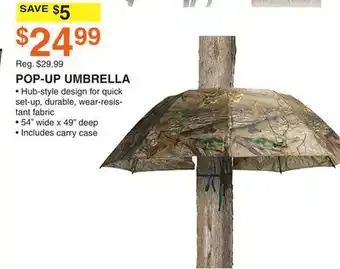 Dunham's Sports MUDDY POP-UP UMBRELLA offer