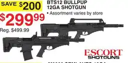 Dunham's Sports ESCORT SHOTGUNS BTS12 BULLPUP 12GA SHOTGUN offer