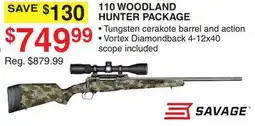 Dunham's Sports 110 WOODLAND HUNTER PACKAGE offer