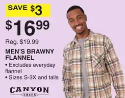 Dunham's Sports CANYON CREEK MEN'S BRAWNY FLANNEL offer