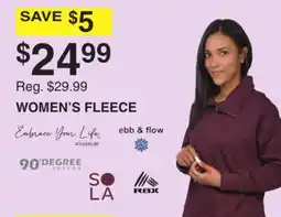 Dunham's Sports WOMEN'S FLEECE offer