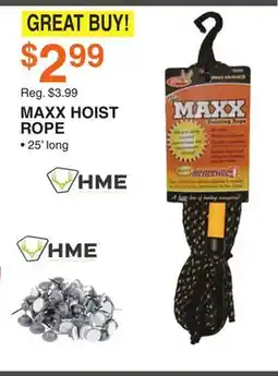 Dunham's Sports HME MAXX HOIST ROPE offer