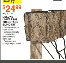 Dunham's Sports DELUXE UNIVERSAL TREESTAND BLIND KIT offer