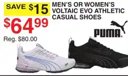 Dunham's Sports PUMA MEN'S OR WOMEN'S VOLTAIC EVO ATHLETIC CASUAL SHOES offer