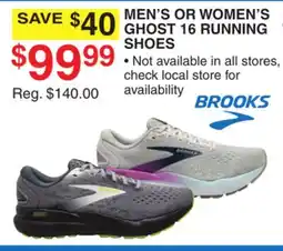 Dunham's Sports MEN'S OR WOMEN'S GHOST 16 RUNNING SHOES offer