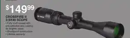 Dunham's Sports VORTEX CROSSFIRE II 3-9X40 SCOPE offer