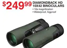 Dunham's Sports DIAMONDBACK HD 10X42 BINOCULARS offer