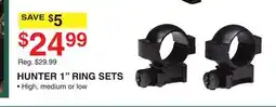 Dunham's Sports HUNTER 1 RING SETS offer