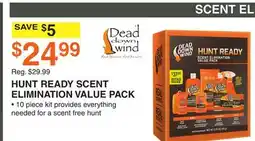 Dunham's Sports DEAD DOWN WIND HUNT READY SCENT ELIMINATION VALUE PACK offer