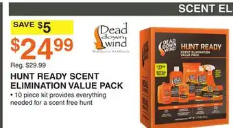 Dunham's Sports DEAD DOWN WIND HUNT READY SCENT ELIMINATION VALUE PACK offer