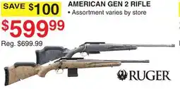 Dunham's Sports RUGER AMERICAN GEN 2 RIFLE offer