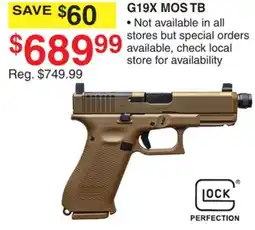 Dunham's Sports LOCK PERFECTION G19X MOS TB offer
