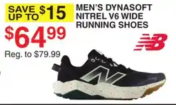 Dunham's Sports NEW BALANCE MEN'S DYNASOFT NITREL V6 WIDE RUNNING SHOES offer