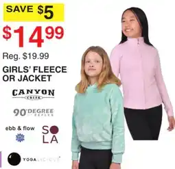 Dunham's Sports GIRLS' FLEECE OR JACKET offer