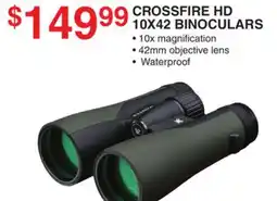 Dunham's Sports VORTEX CROSSFIRE HD 10X42 BINOCULARS offer