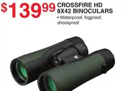 Dunham's Sports VORTEX CROSSFIRE HD 8X42 BINOCULARS offer