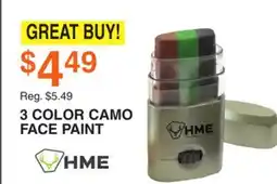 Dunham's Sports HME 3 COLOR CAMO FACE PAINT offer
